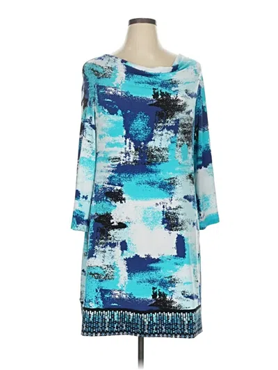 Pre-owned Style & Co Casual Dress In Blue