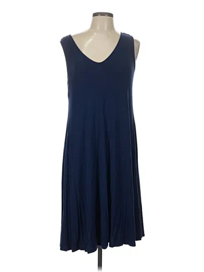 Pre-owned Style & Co Casual Dress In Blue