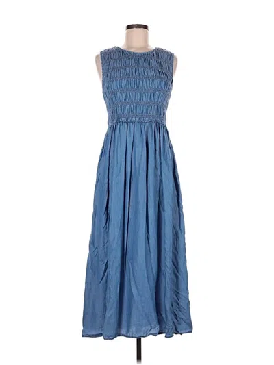 Pre-owned Style & Co Casual Dress In Blue