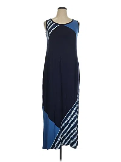 Pre-owned Style & Co Casual Dress In Blue
