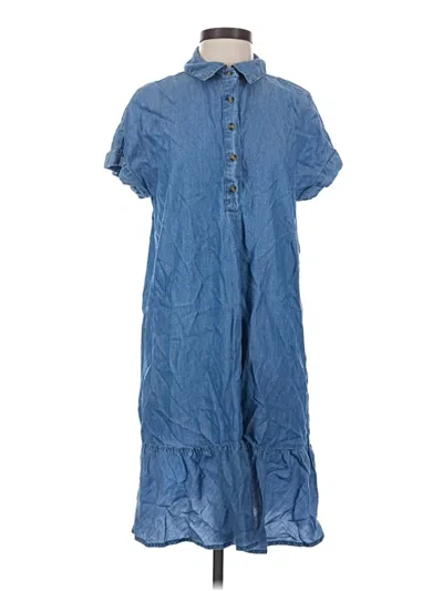 Pre-owned Style & Co Casual Dress In Blue