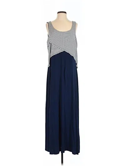 Pre-owned Style & Co Casual Dress In Blue