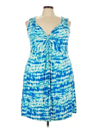 Pre-owned Style & Co Casual Dress In Blue