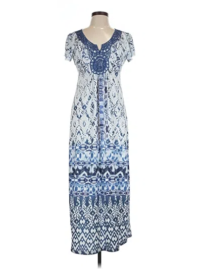 Pre-owned Style & Co Casual Dress In Blue
