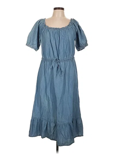 Pre-owned Style & Co Casual Dress In Blue