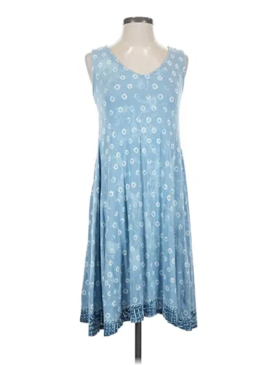 Pre-owned Style & Co Casual Dress In Blue