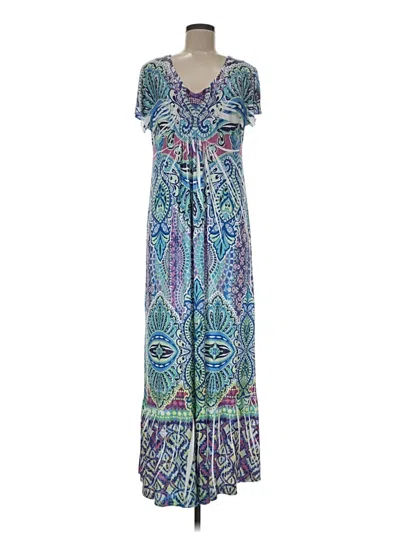 Pre-owned Style & Co Casual Dress In Blue
