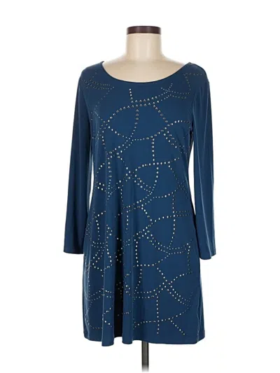 Pre-owned Style & Co Casual Dress In Blue