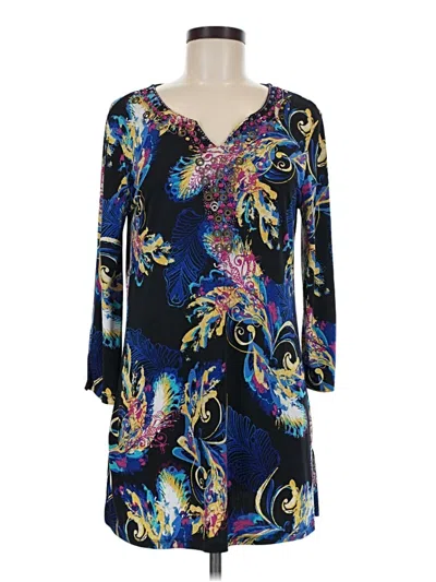 Pre-owned Style & Co Casual Dress In Blue