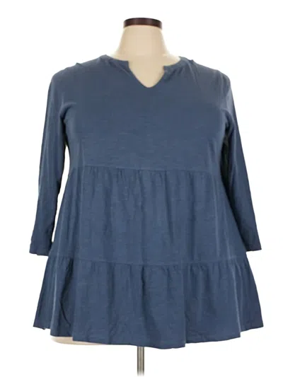 Pre-owned Style & Co Casual Dress In Blue