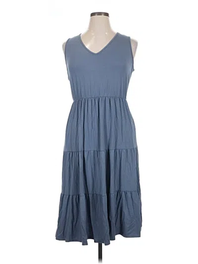 Style & Co Casual Dress In Blue