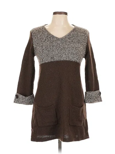 Pre-owned Style & Co Casual Dress In Brown