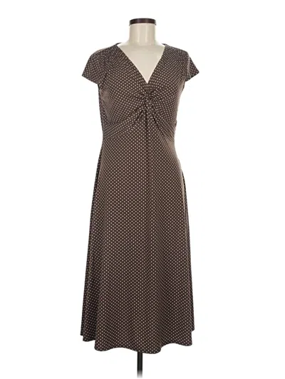 Pre-owned Style & Co Casual Dress In Brown