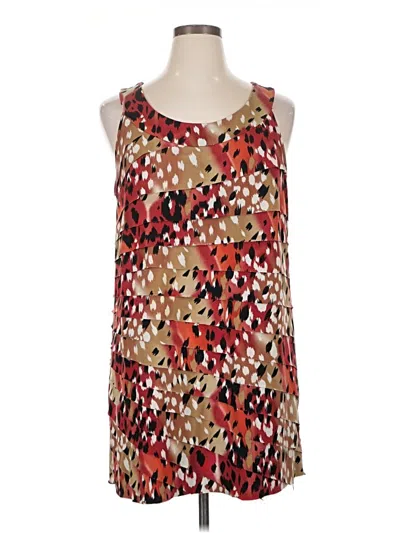 Pre-owned Style & Co Casual Dress In Brown