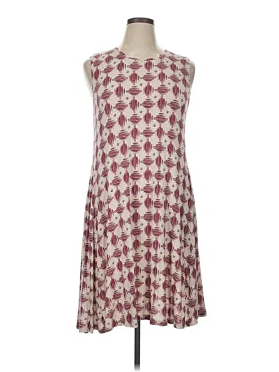 Pre-owned Style & Co Casual Dress In Burgundy
