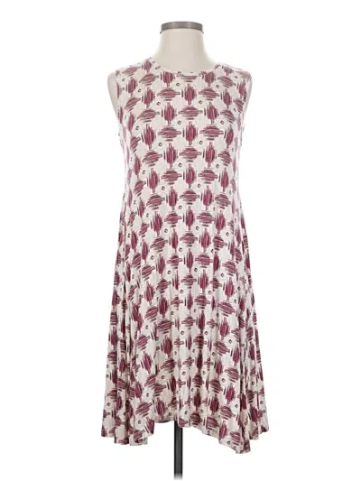 Pre-owned Style & Co Casual Dress In Burgundy