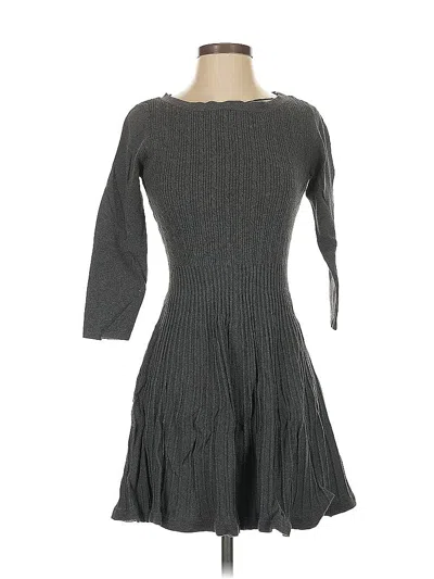Pre-owned Style & Co Casual Dress In Gray