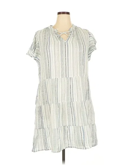 Pre-owned Style & Co Casual Dress In Gray