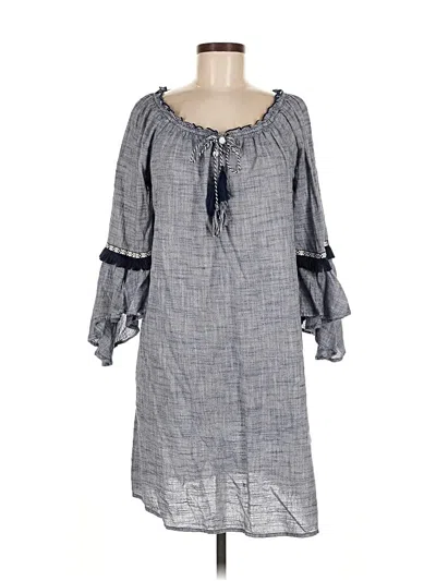 Pre-owned Style & Co Casual Dress In Gray