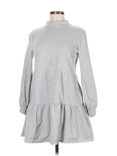 Pre-owned Style & Co Casual Dress In Gray