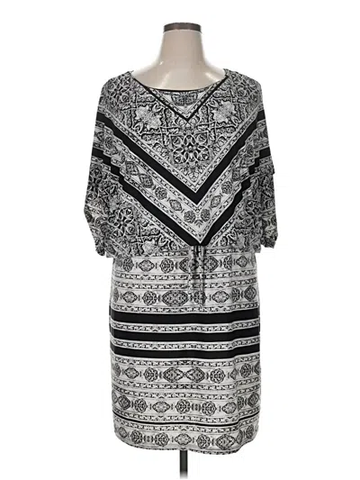 Pre-owned Style & Co Casual Dress In Gray