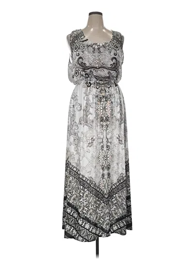 Pre-owned Style & Co Casual Dress In Gray