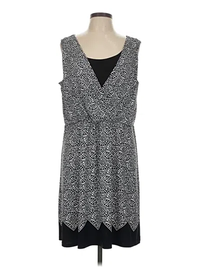 Pre-owned Style & Co Casual Dress In Gray