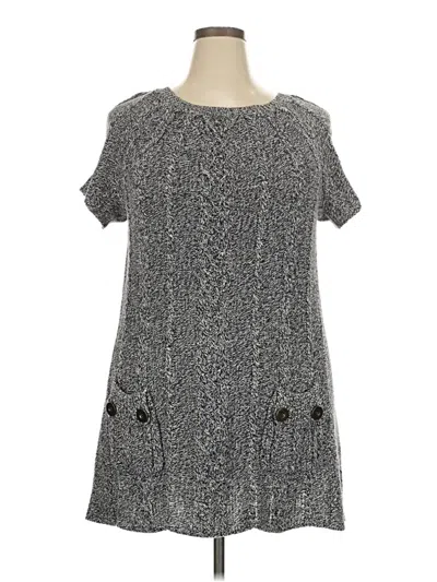 Pre-owned Style & Co Casual Dress In Gray