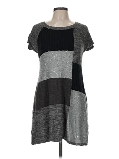 Pre-owned Style & Co Casual Dress In Gray