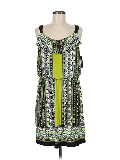 Pre-owned Style & Co Casual Dress In Green