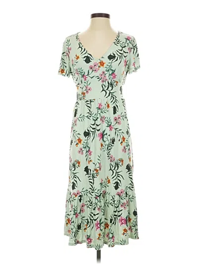 Pre-owned Style & Co Casual Dress In Green