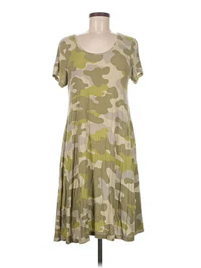 Pre-owned Style & Co Casual Dress In Green