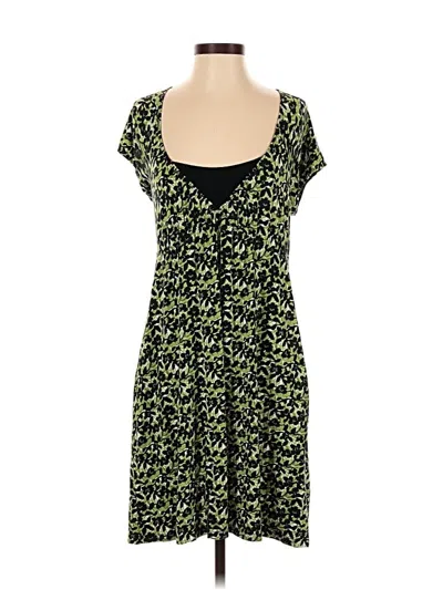 Pre-owned Style & Co Casual Dress In Green