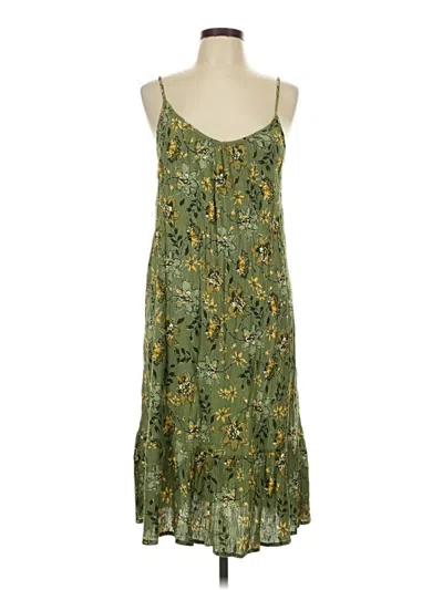 Pre-owned Style & Co Casual Dress In Green