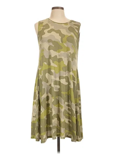 Pre-owned Style & Co Casual Dress In Green