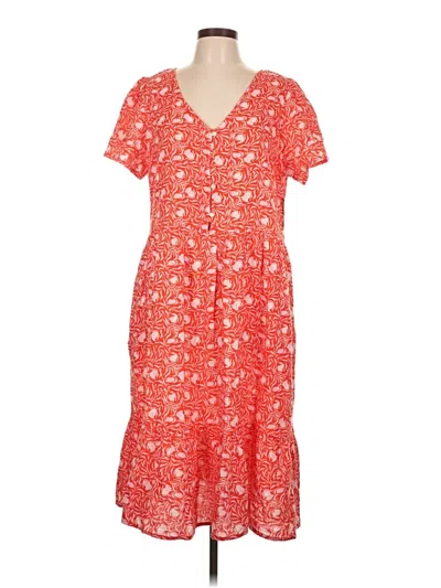 Style & Co Casual Dress In Pink