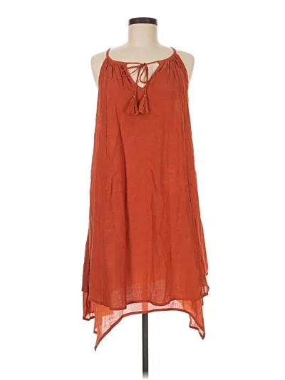 Pre-owned Style & Co Casual Dress In Orange