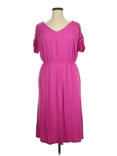 Pre-owned Style & Co Casual Dress In Pink