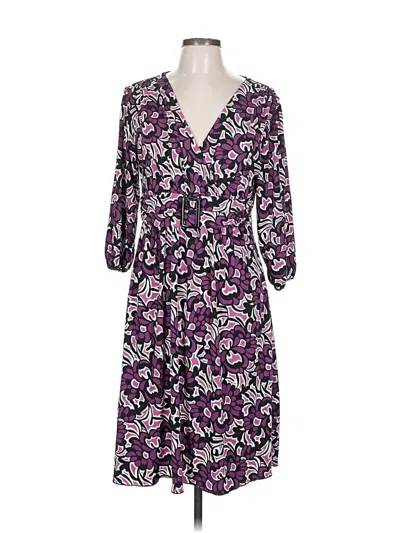 Pre-owned Style & Co Casual Dress In Purple