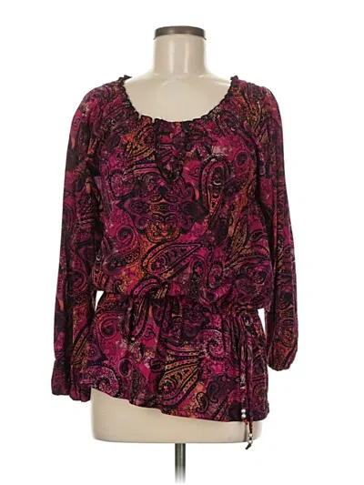 Pre-owned Style & Co Casual Dress In Purple