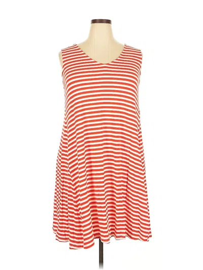 Pre-owned Style & Co Casual Dress In Red