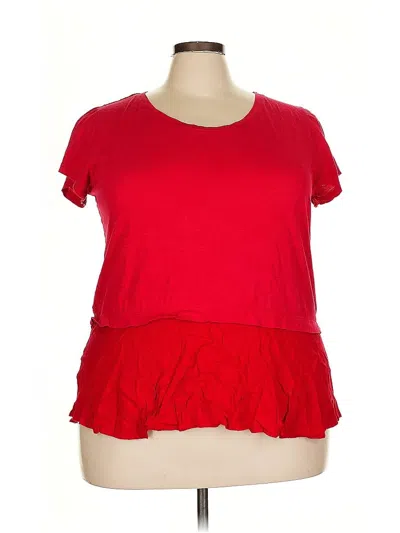 Pre-owned Style & Co Casual Dress In Red