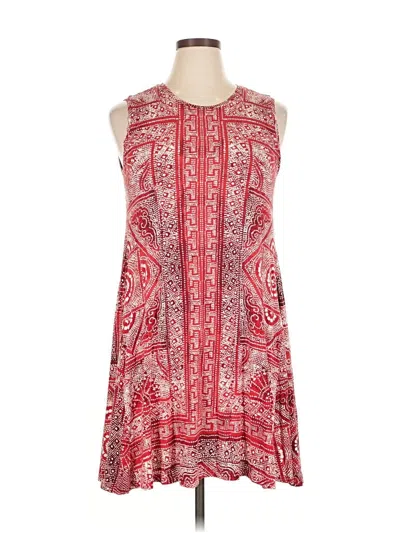 Pre-owned Style & Co Casual Dress In Red