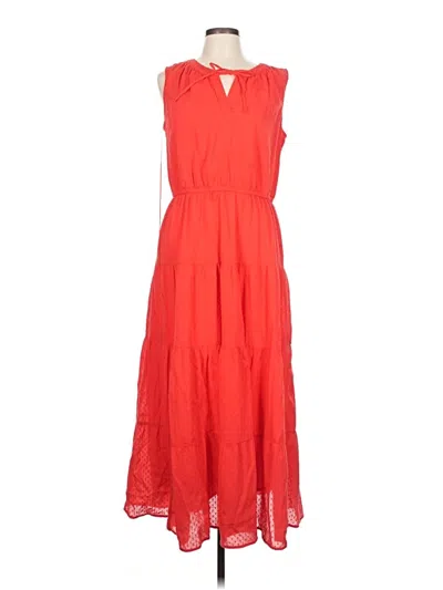Pre-owned Style & Co Casual Dress In Red
