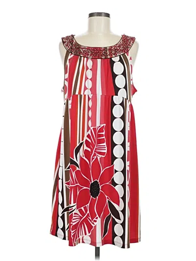 Pre-owned Style & Co Casual Dress In Red