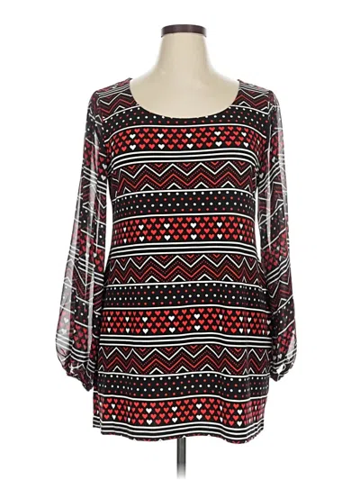 Pre-owned Style & Co Casual Dress In Red