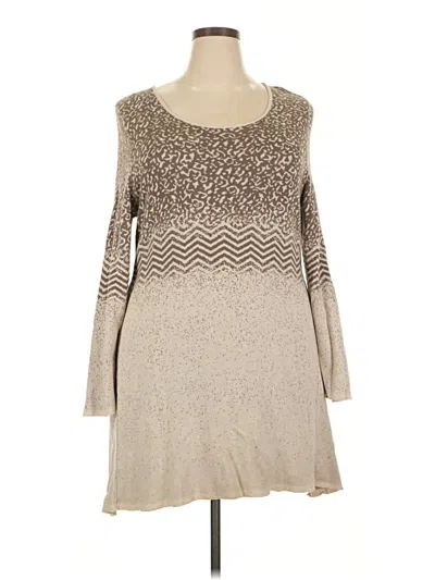 Pre-owned Style & Co Casual Dress In Tan