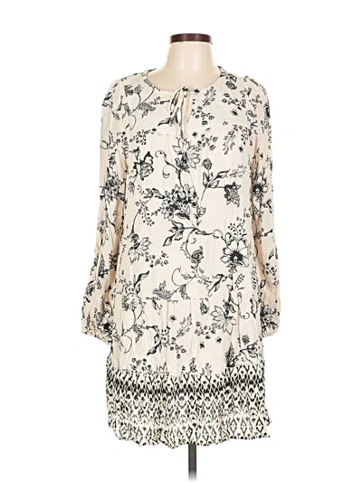 Pre-owned Style & Co Casual Dress In White