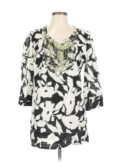 Pre-owned Style & Co Casual Dress In White