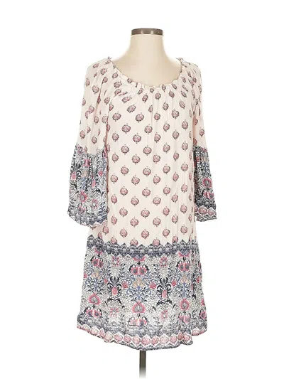 Pre-owned Style & Co Casual Dress In White